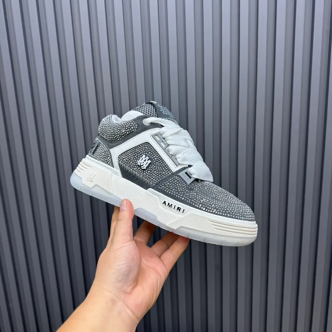 Men's shoes 💰760💰 AMIRI AMIRI fashion brand hot sale 🔥 Available all year round, couples 💑 Official website synchronization Imported fabrics 1⃣️ vs 1⃣️ replica, original factory special original sole, 35-45 (45. non-refundable)